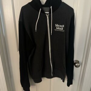 Wicked Weed Brewery Black and Gray Hoodie